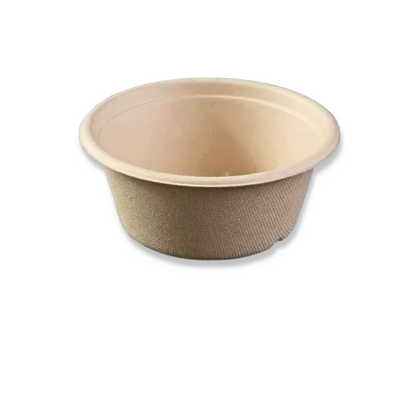 Bagasse Dessert Bowl 450ml Wide (50PCS/PACK)