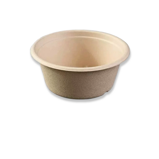 Bagasse Dessert Bowl 450ml Wide (50PCS/PACK)