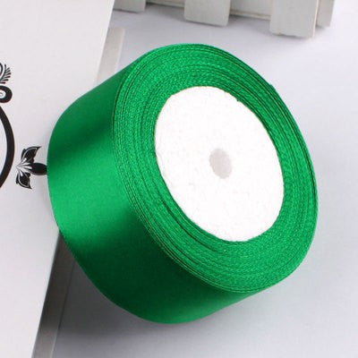 Green Satin Ribbon