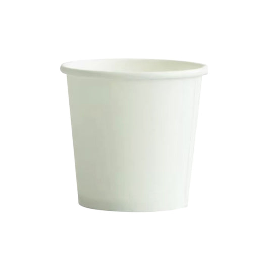 4oz Single Wall White Paper Cup