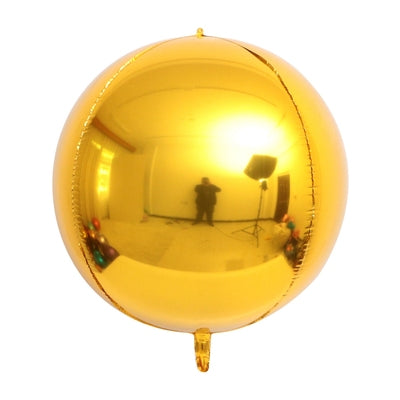 Gold Round Balloon