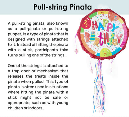 HBD Yellow Star Piñata