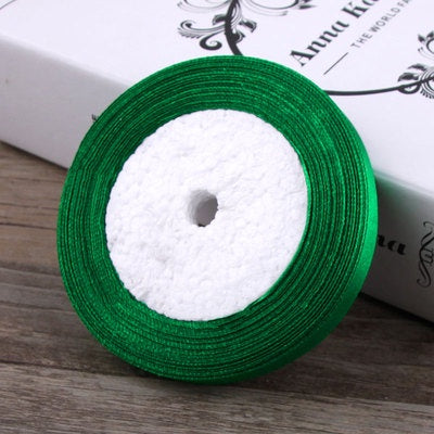 Green Satin Ribbon