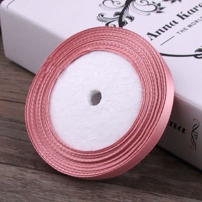 Rose Pink Satin Ribbon