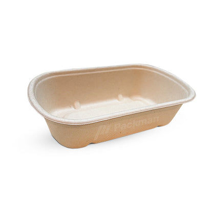 700ml Sugarcane Oval Bowl (50pcs)