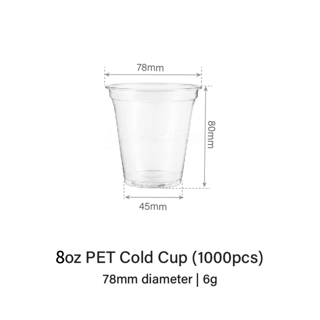 8/10oz PET Cold Cup