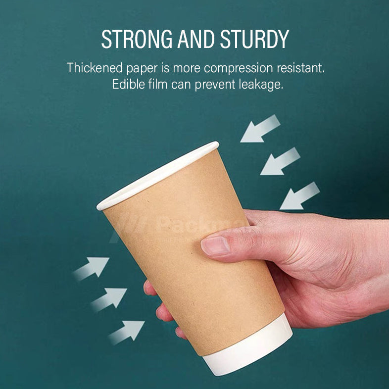 8oz White Single / Double Wall Paper Cup