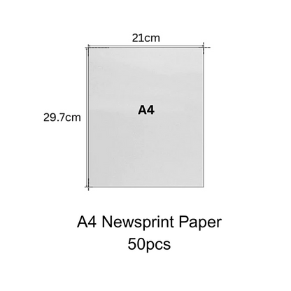 A4 Newsprint Paper (50/100pcs)