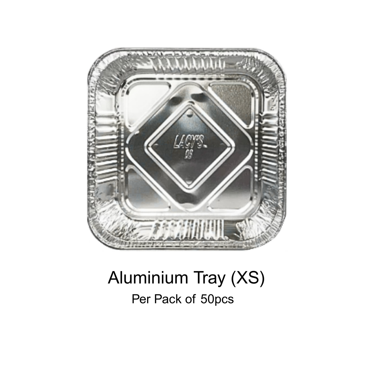Lacy's Aluminium Tray + Lid (50pcs)