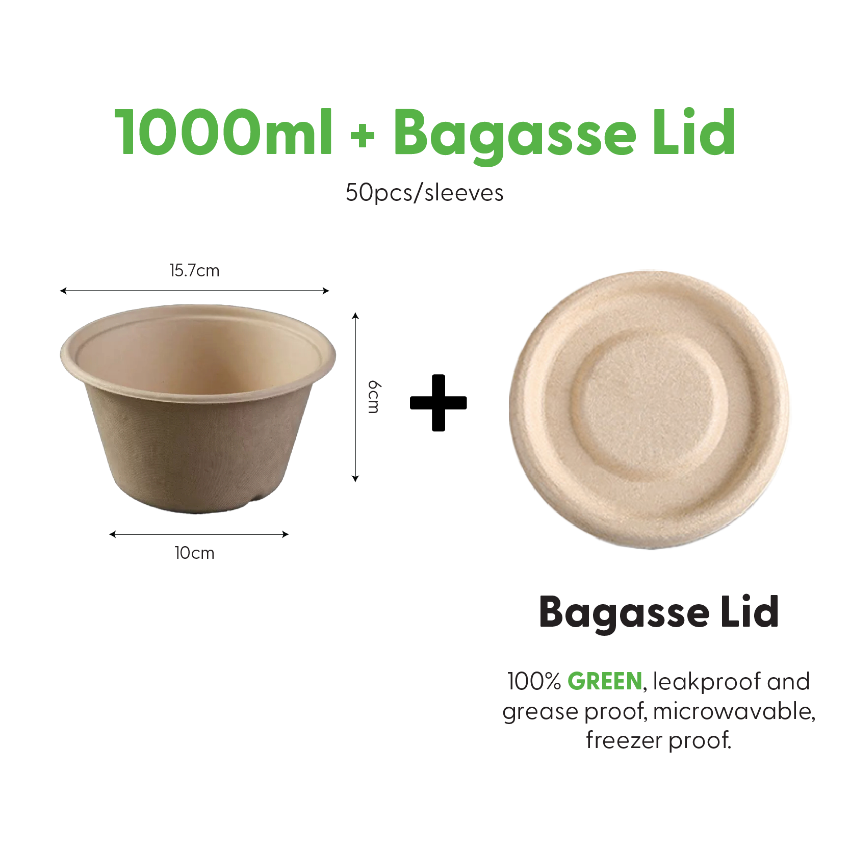 Bagasse Dessert Bowl