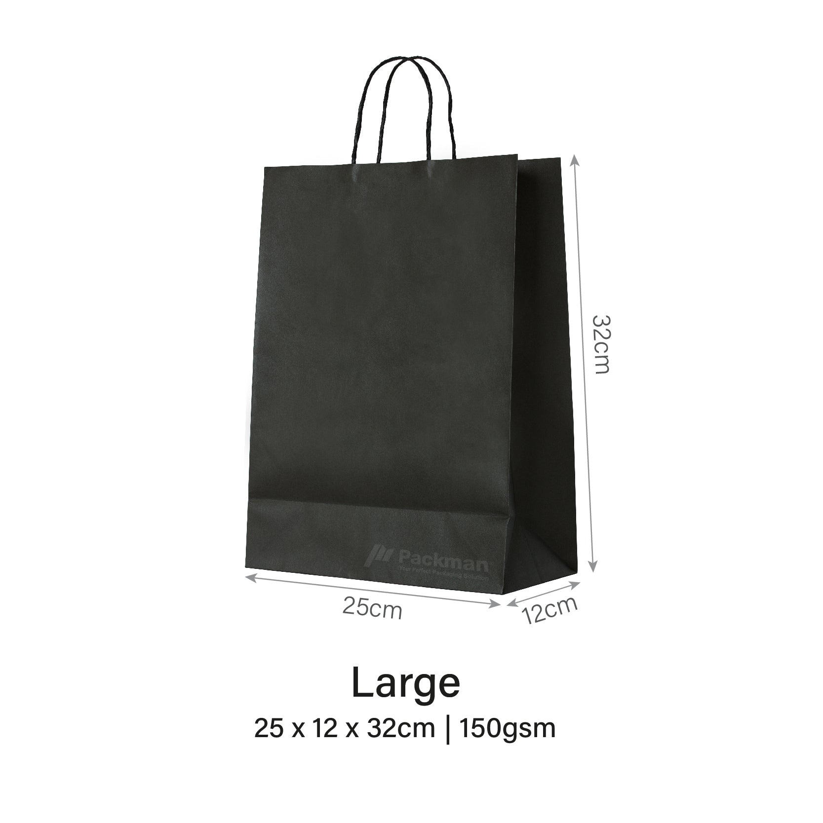 Black Paper Bag