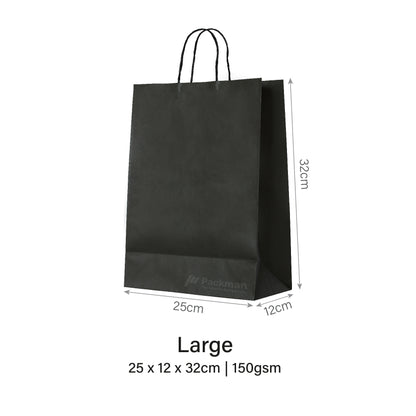 Black Paper Bag