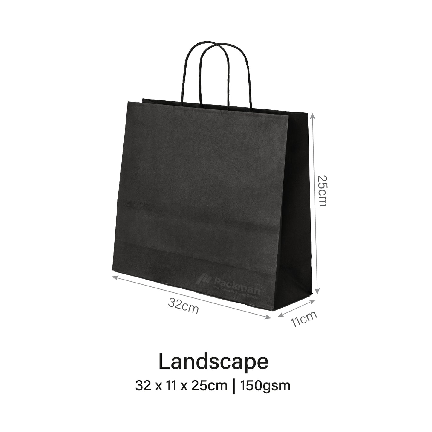 Black Paper Bag