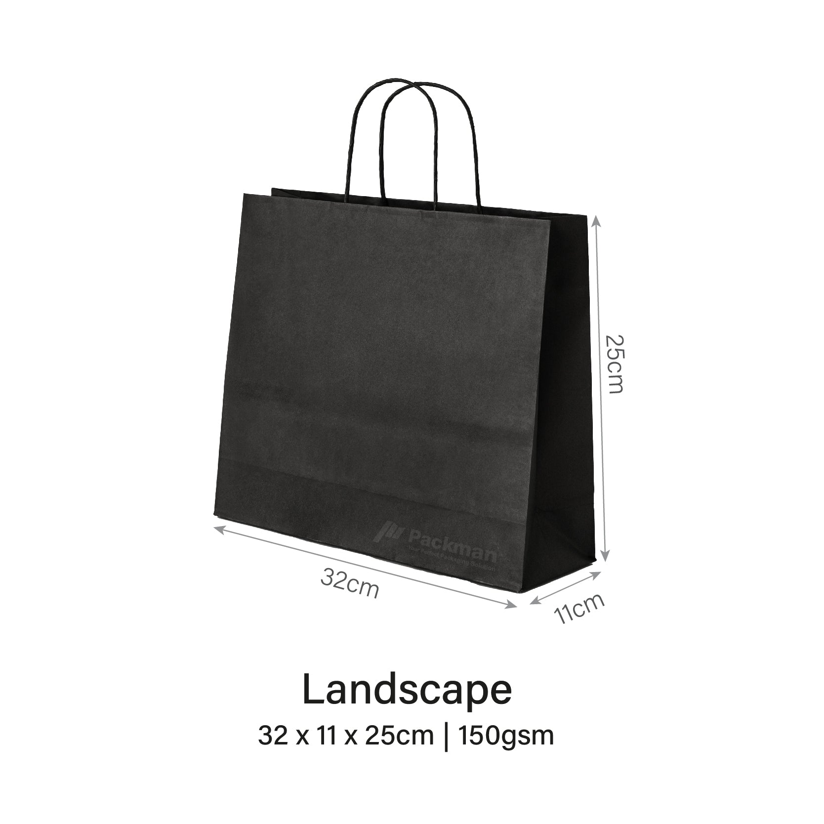 Black Paper Bag