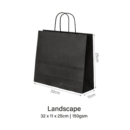 Black Paper Bag