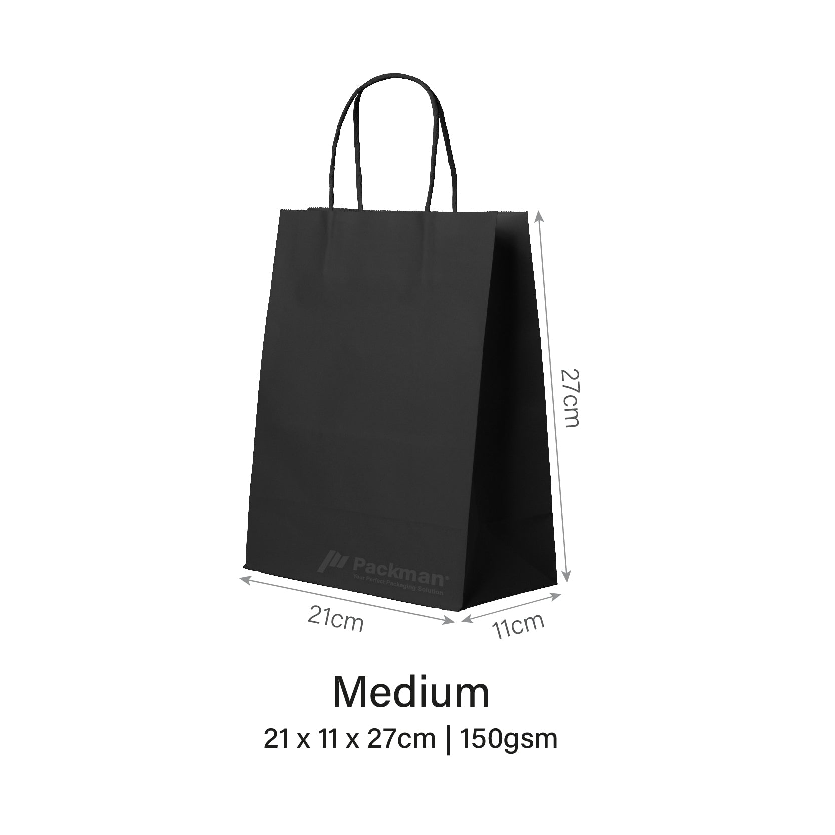 Black Paper Bag