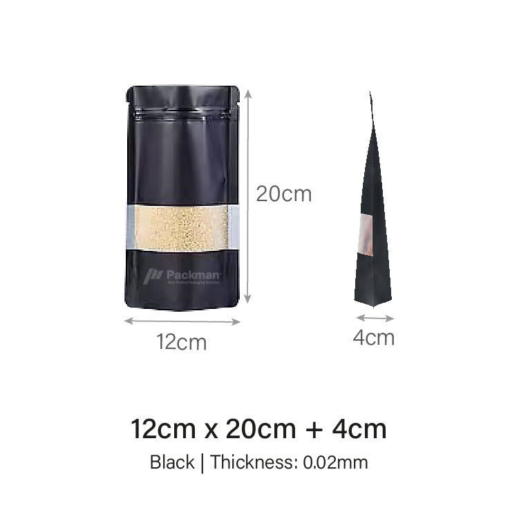 Black Standing Pouch