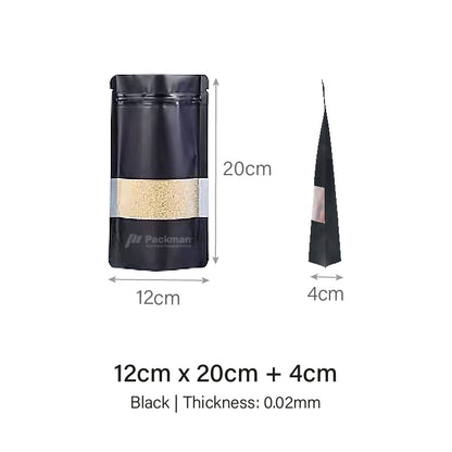 Black Standing Pouch