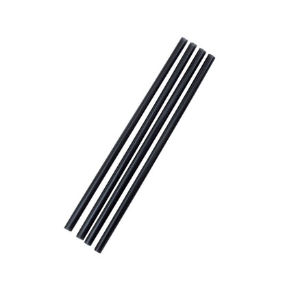 Black Straight Straw