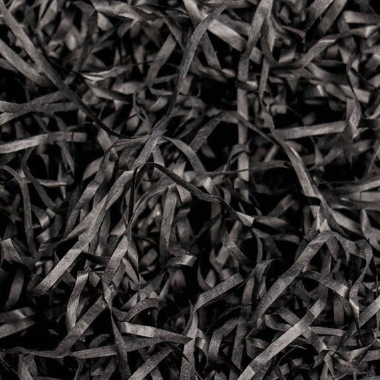 Black Raffia Shredded Paper