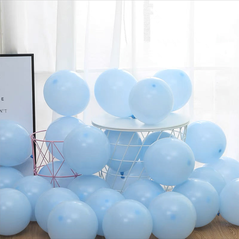 Blue Macaron Balloon (10pcs)