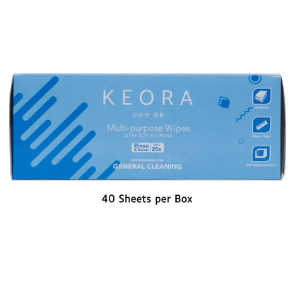 KEORA Multi-Purpose Wipe (40 SHEET/BOX)