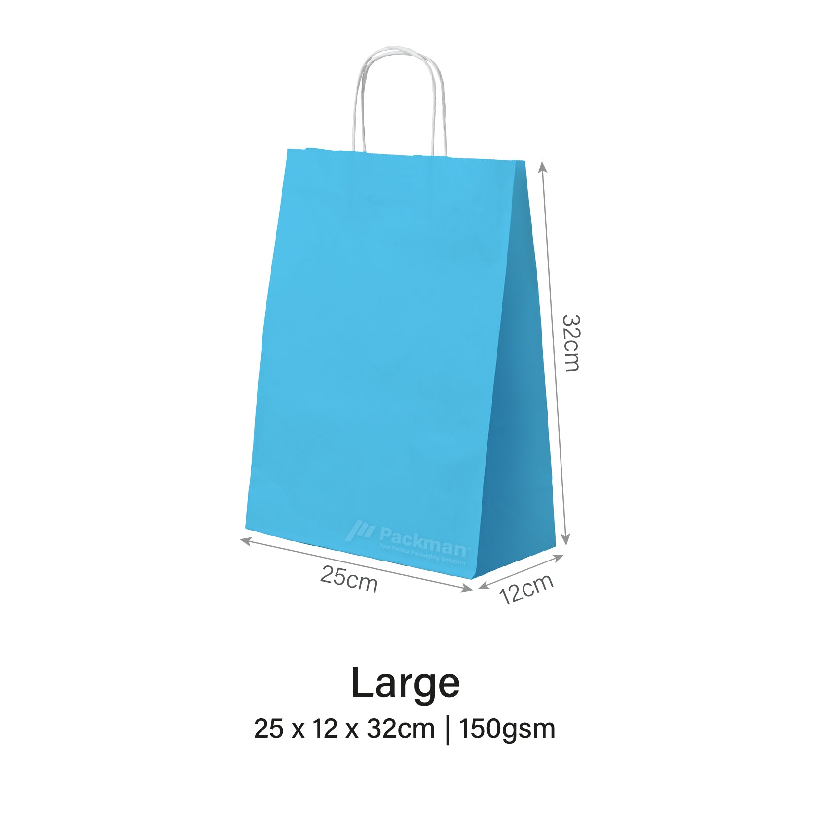 Blue Paper Bag