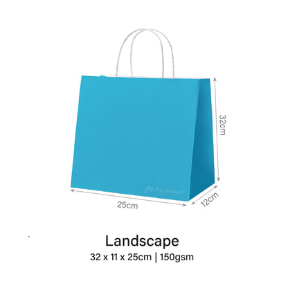 Blue Paper Bag