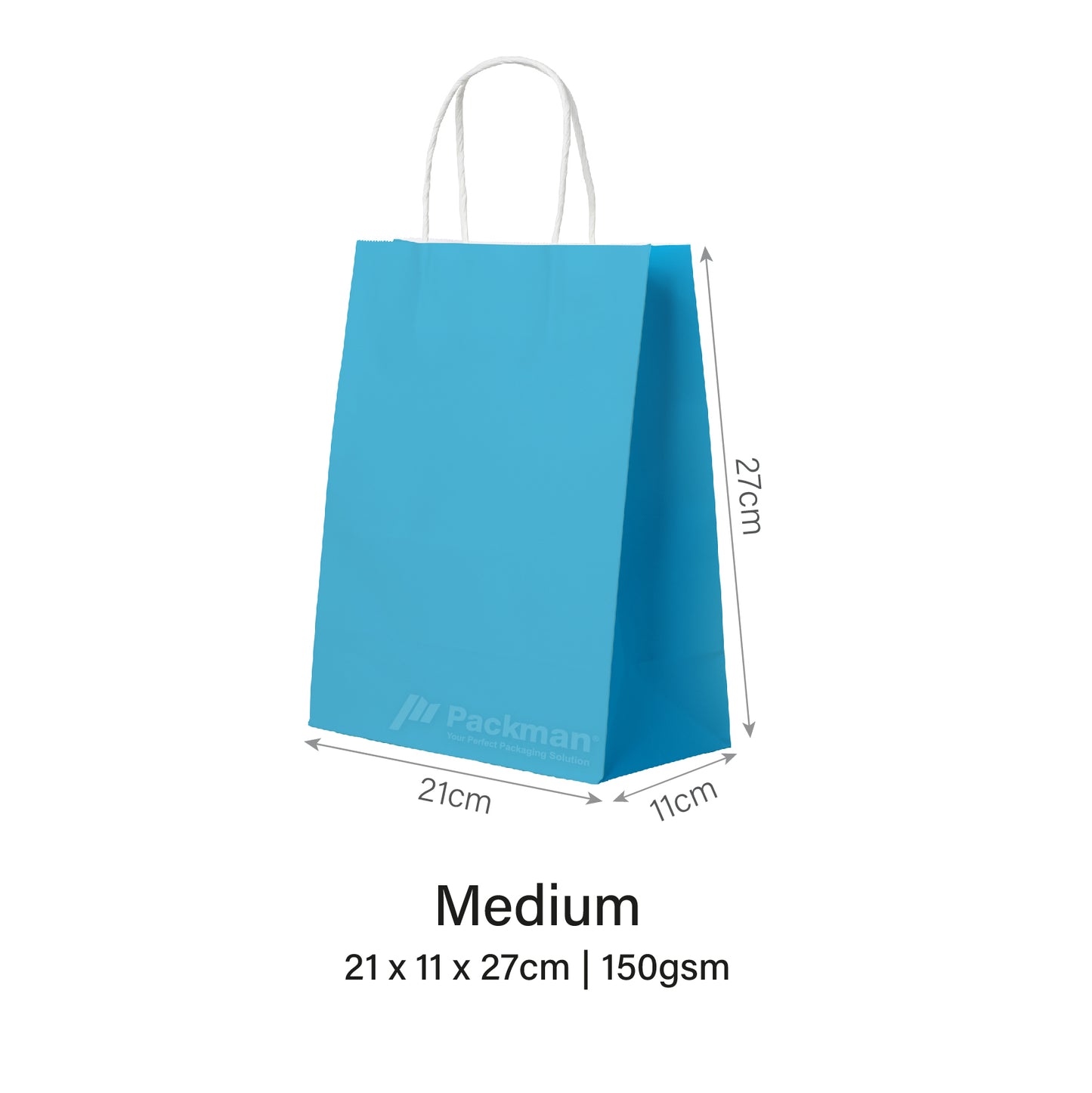 Blue Paper Bag