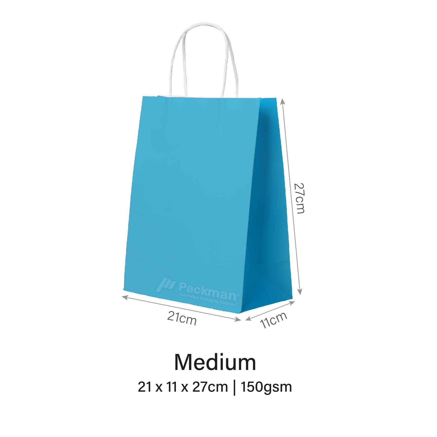 Blue Paper Bag