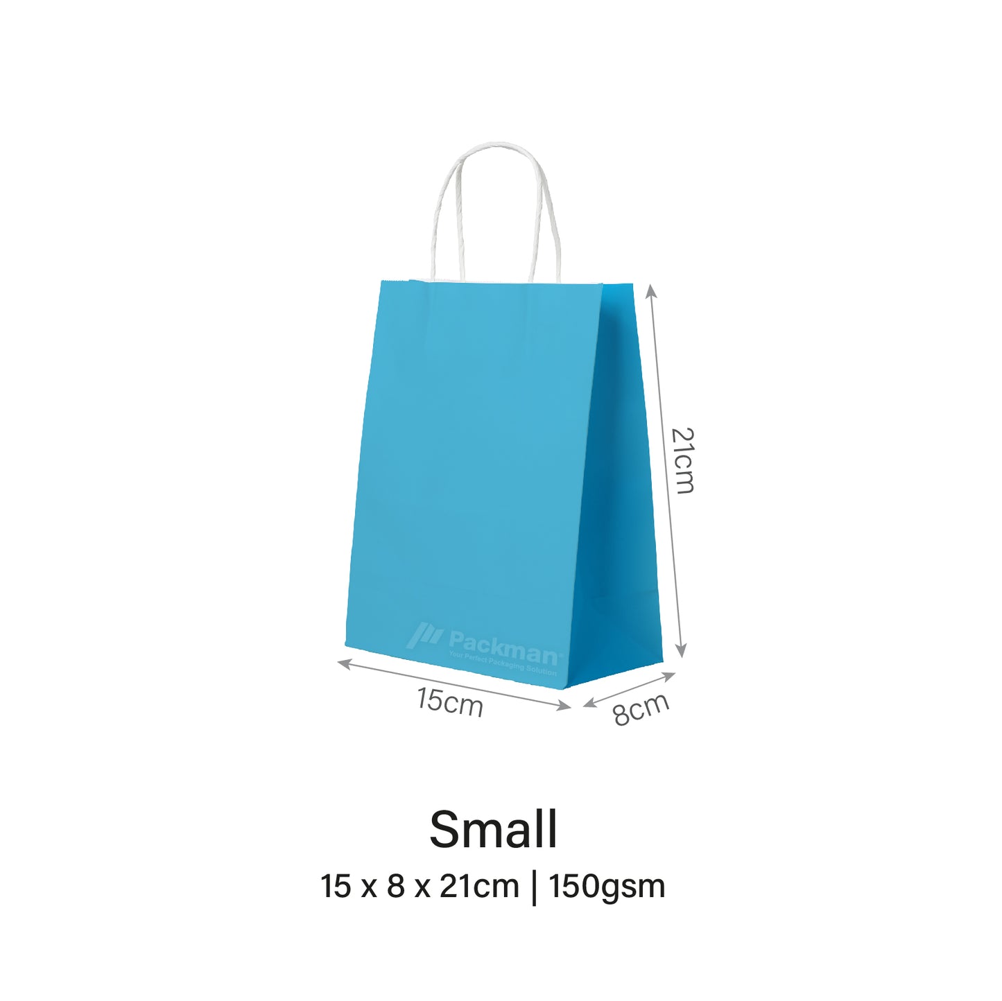 Blue Paper Bag