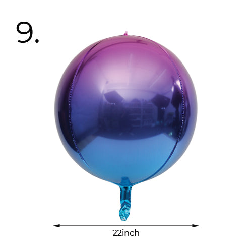 Chrome Round Foil Balloon
