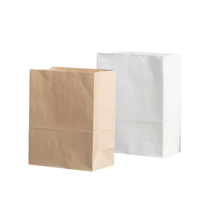 Brown / White Kraft Bag