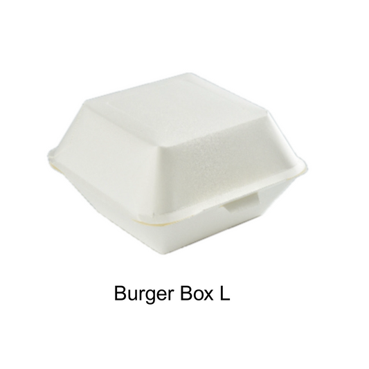 Burger Box White-Large