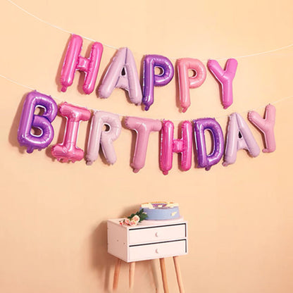 Candy Gradient Birthday Banner