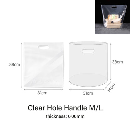 Clear Hole Carrier Bag