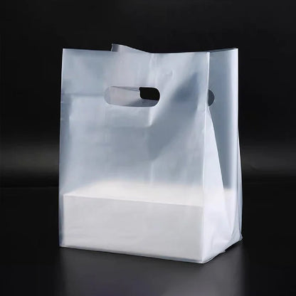 Clear Hole Frosted Carrier Bag