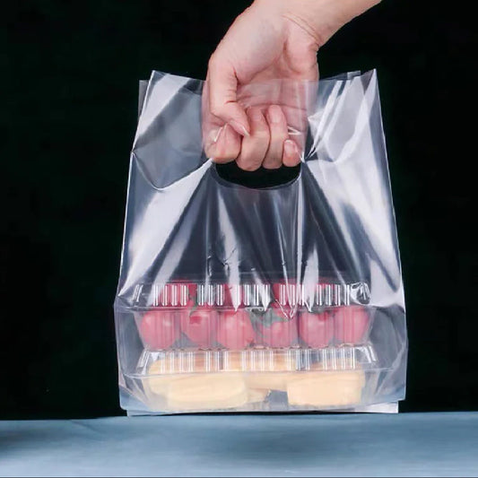 Clear Square Carrier Bag