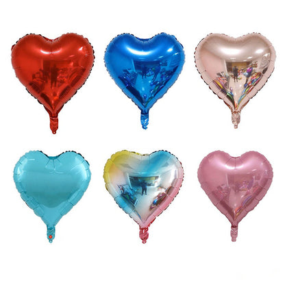 Silver Heart Shaped Balloon