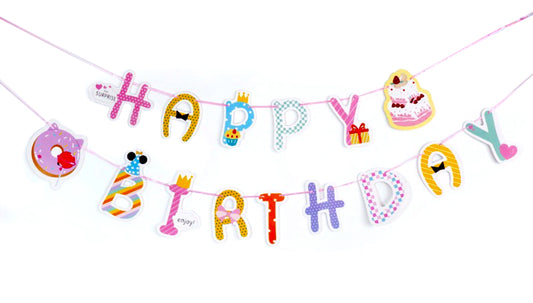 Dessert Paper Birthday Banner