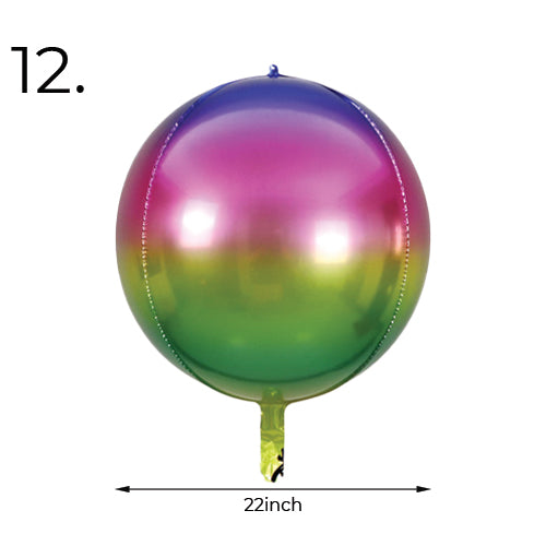Chrome Round Foil Balloon