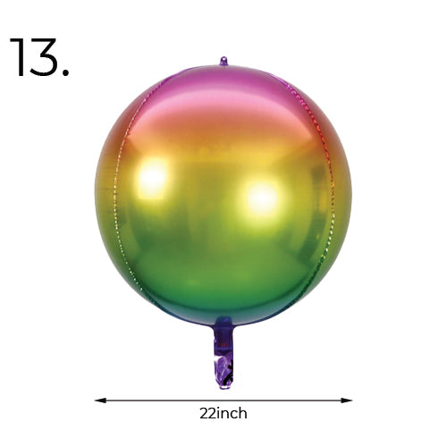 Chrome Round Foil Balloon