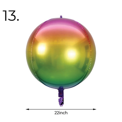 Chrome Round Foil Balloon