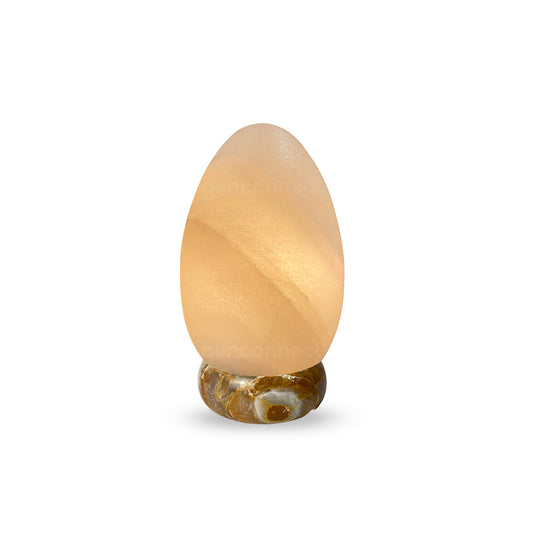 Dino Egg Himalayan Salt Lamp (White)