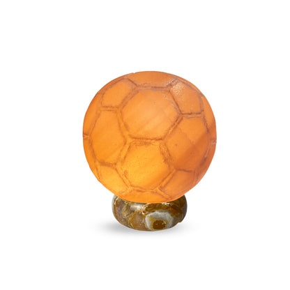 Football Himalayan Salt Lamp (Pink)