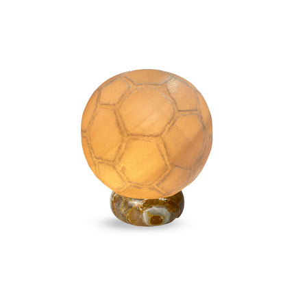 Football Himalayan Salt Lamp (White)