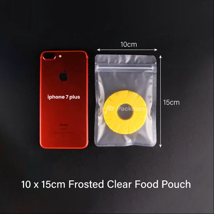 Frosted Clear Food Pouch