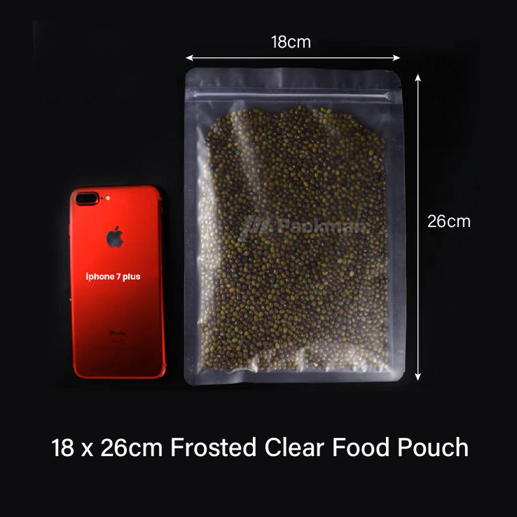 Frosted Clear Food Pouch