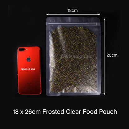 Frosted Clear Food Pouch
