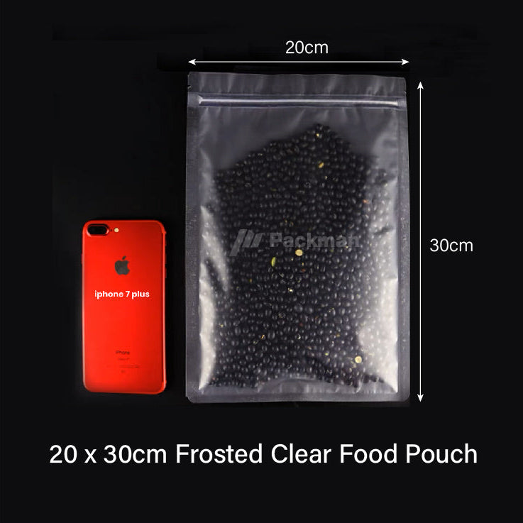 Frosted Clear Food Pouch